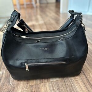 Mine baie original leather diaper bag